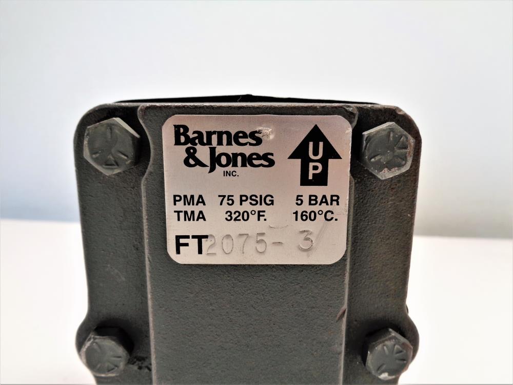 Barnes & Jones 3/4" NPT Steam Trap FT2075-3